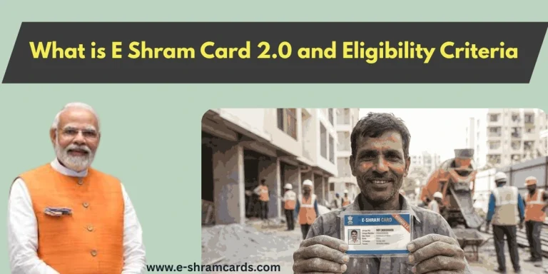 What is E Shram Card 2.0